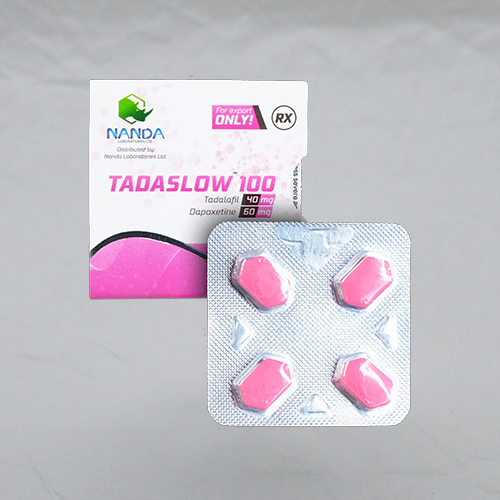 Tadaslow 100 (Tadalafil 20mg+Dapoxetin 60mg, NANDA Lab.) rendelés Kamagra potencianövelő tabletták rendelése