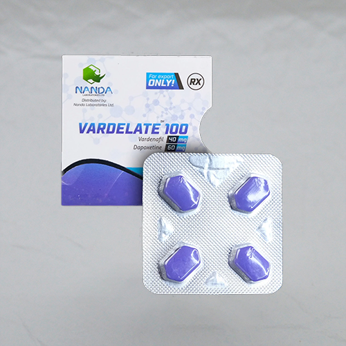 Vardelate 100 (Vardenafil 40mg+Dapoxetin 60mg, NANDA Lab.) rendelés Kamagra potencianövelő tabletták rendelése